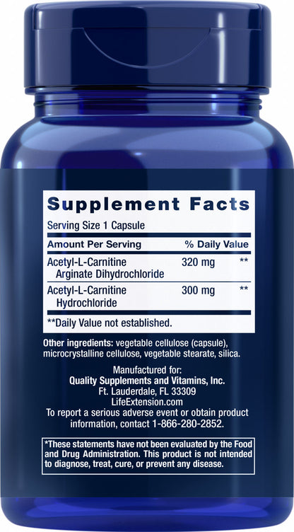 Acetyl L Carnitine Arginate 90 capsules #1974