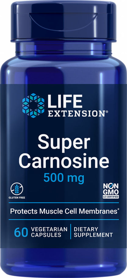 Super Carnosine 500 mg, 60 vegetarian capsules #2020