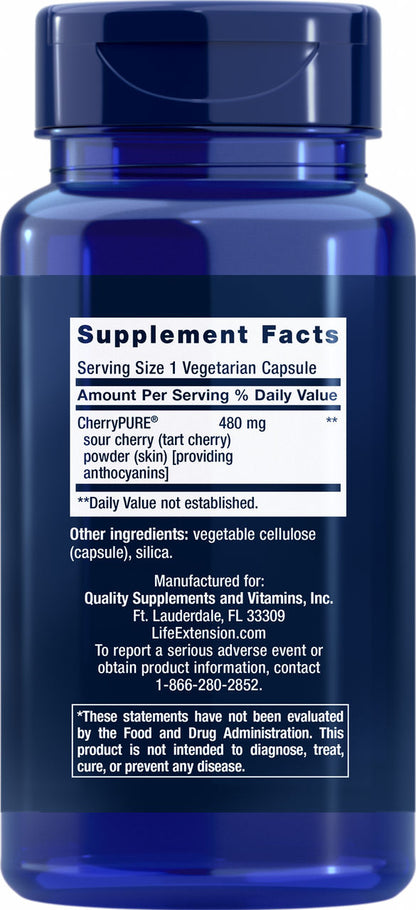 Tart Cherry with CherryPURE® 60 vegetarian capsules #2023