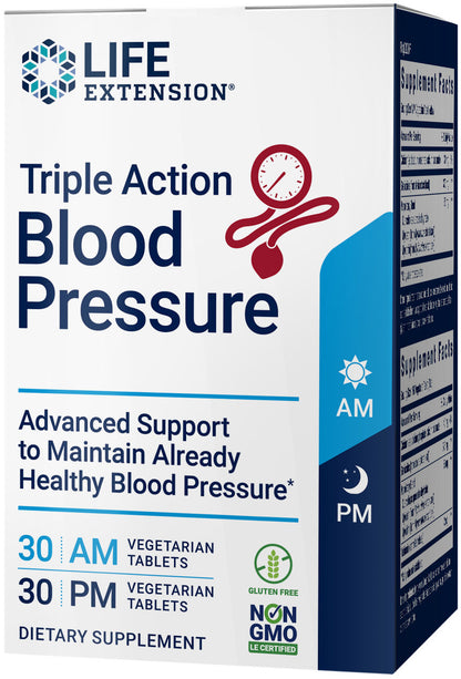 Triple Action Blood Pressure 60 vegetarian tablets #2024