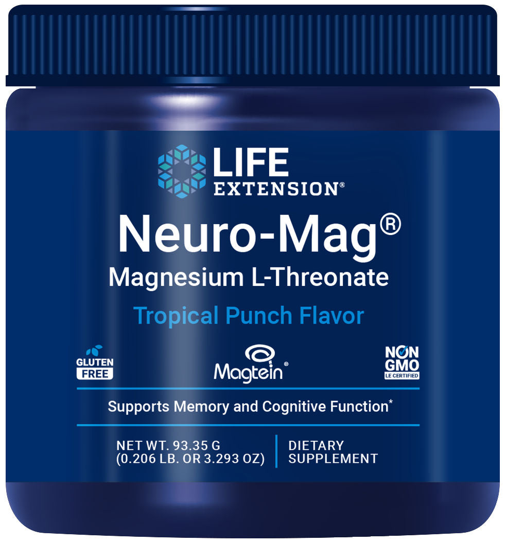 Neuro Mag® Magnesium L-Threonate (Tropical Punch) 93.35 grams #2032