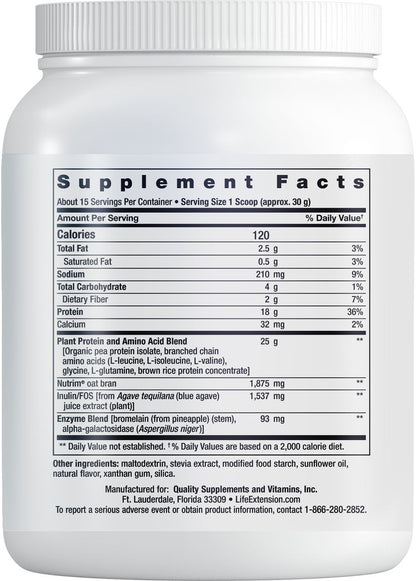 Wellness Code® Plant Protein Complete & Amino Acid Complex (Vanilla) 450 grams  #2127