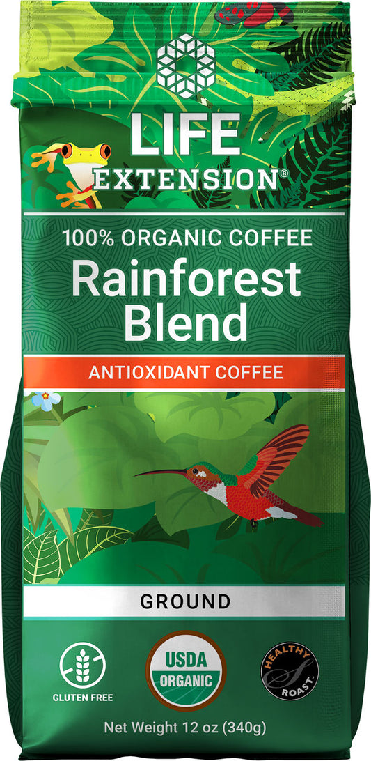 Rainforest Blend Ground Coffee 12 oz #2169
