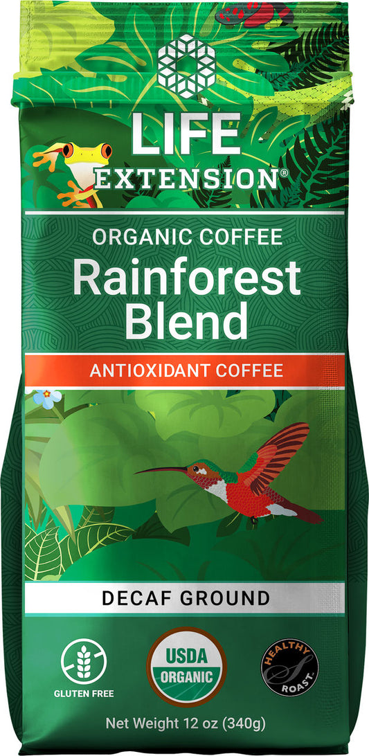 Rainforest Blend DECAF Ground Coffee 12 oz #2170