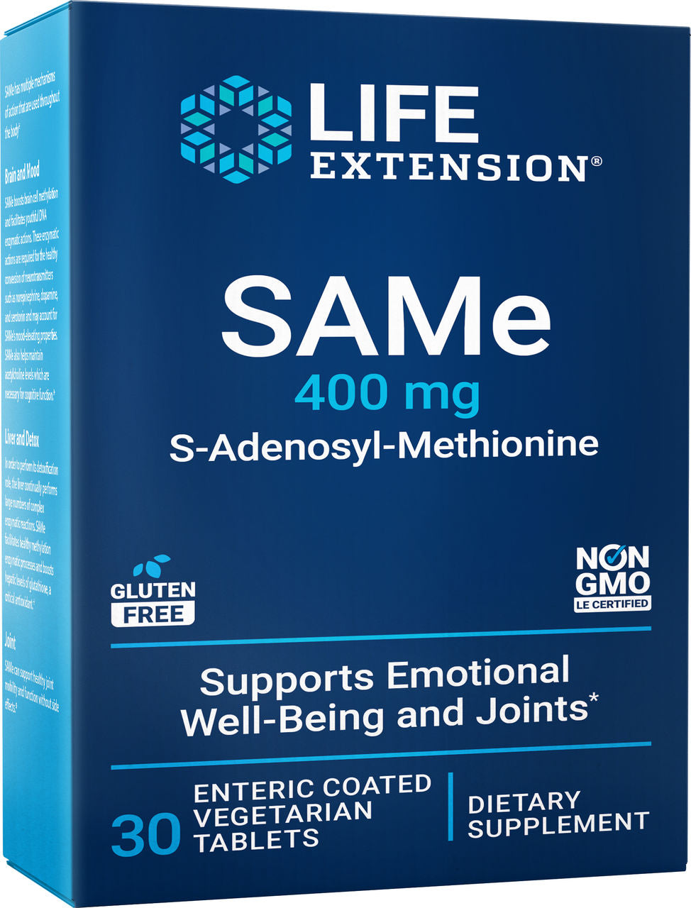 SAMe 400 mg, 30 enteric-coated vegetarian tablets #2176