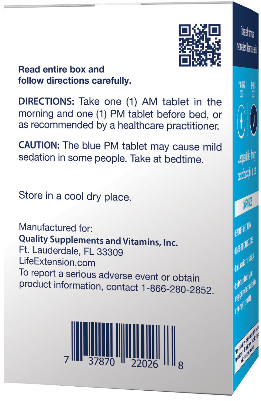 ComfortMAX™ 60 AM/PM vegetarian tablets #2202