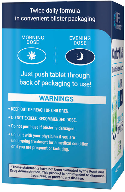 ComfortMAX™ 60 AM/PM vegetarian tablets #2202