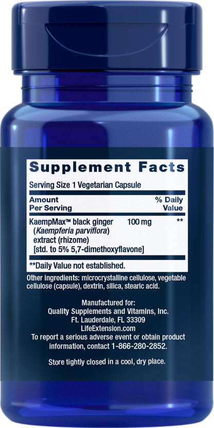 Male Vascular Sexual Support 30 vegetarian capsules #2209