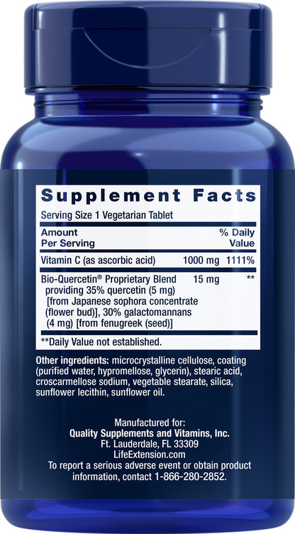 Vitamin C and Bio-Quercetin 60 vegetarian tablets #2228