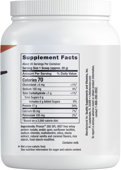 Wellness Code® Whey Protein Isolate (Vanilla) 403 grams #2242