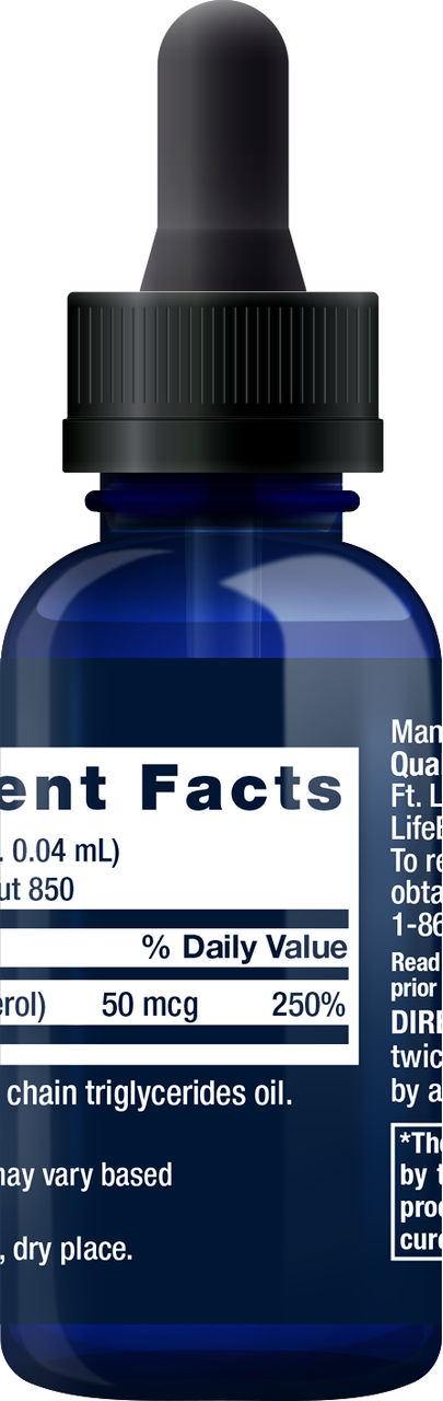Liquid Vitamin D3 50 mcg (2000 IU) #2244
