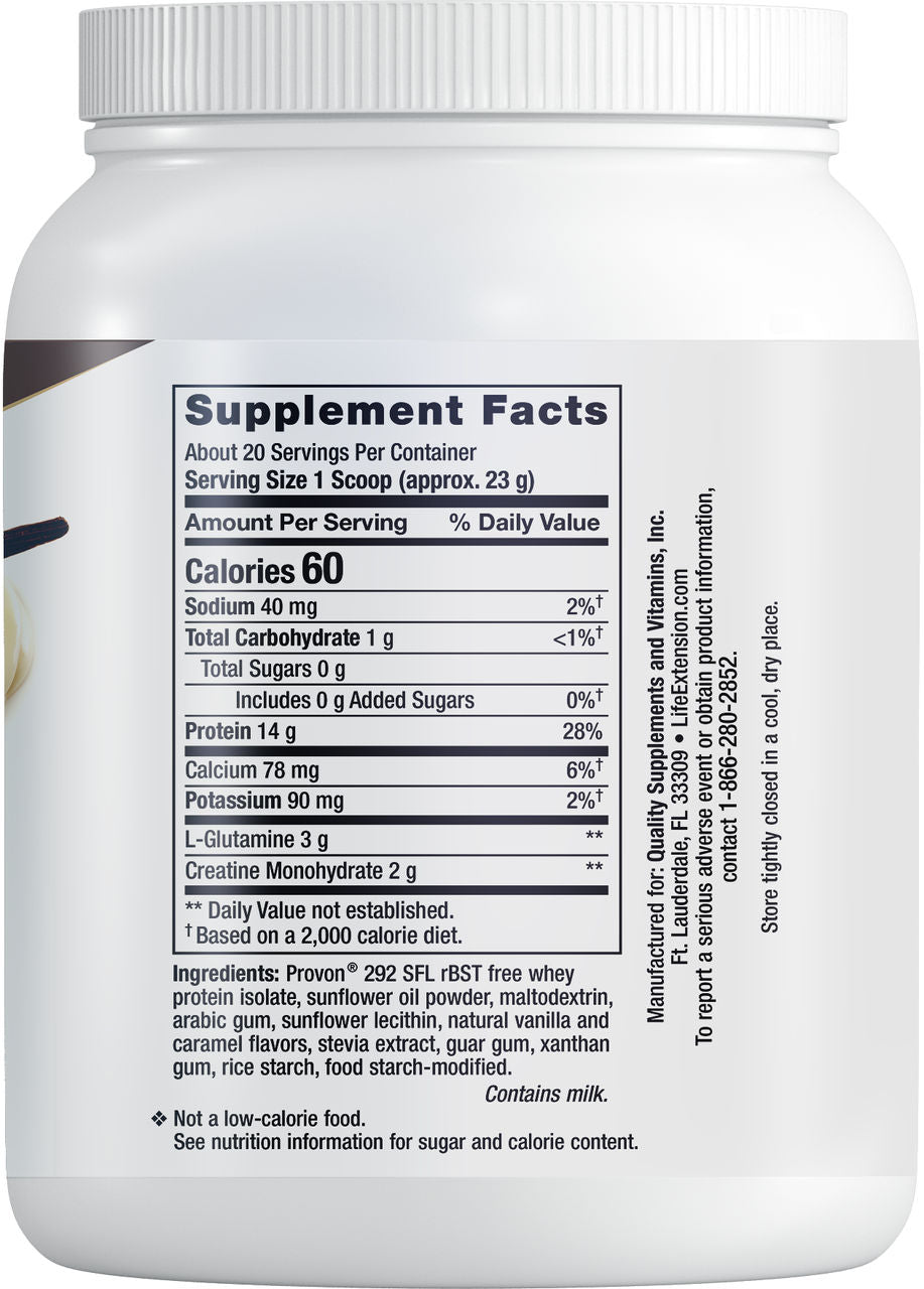 Wellness Code® Advanced Whey Protein Isolate (Vanilla) 454 grams #2246C