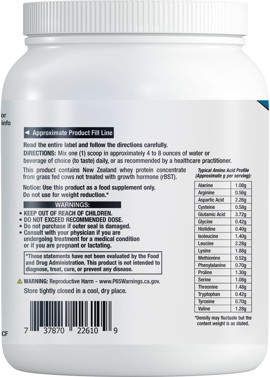 Wellness Code® Whey Protein Concentrate (Chocolate) 640 grams #2261C