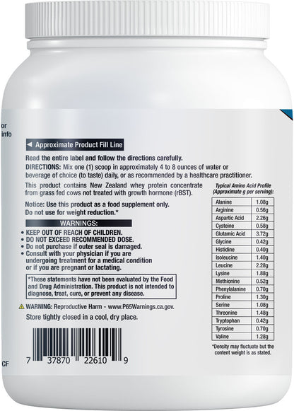 Wellness Code® Whey Protein Concentrate (Chocolate) 640 grams #2261C