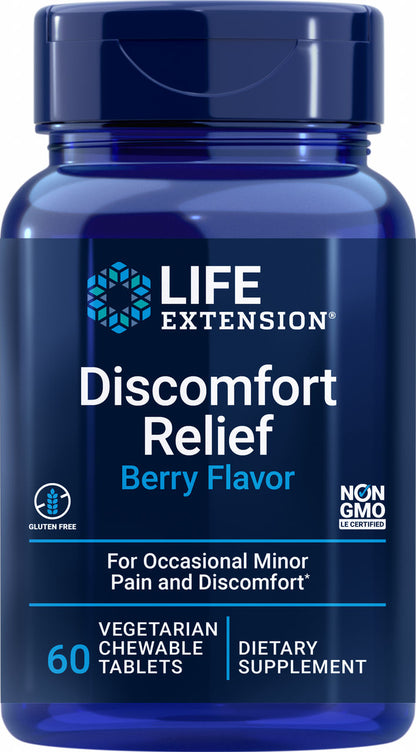 Discomfort Relief (Berry Flavor) 60 vegetarian chewable tablets #2303