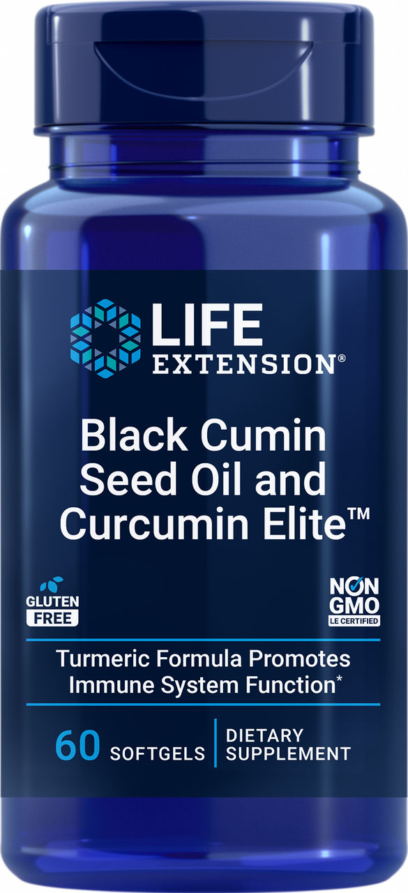 Black Cumin Seed Oil and Curcumin Elite™ 60 softgels #2310
