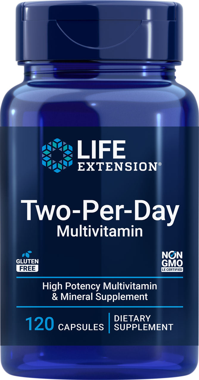 Two Per Day Multivitamin 120 capsules #2314
