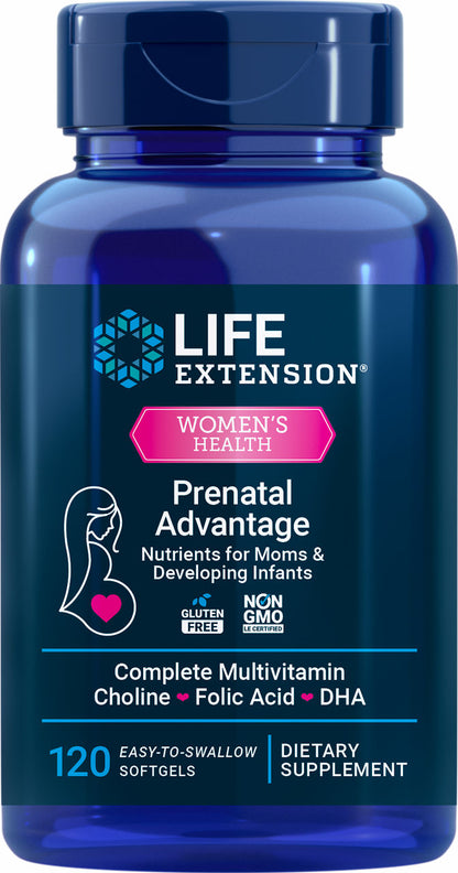 Prenatal Advantage 120 easy-to-swallow softgels #2319