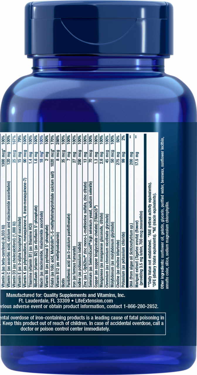 Prenatal Advantage 120 easy-to-swallow softgels #2319