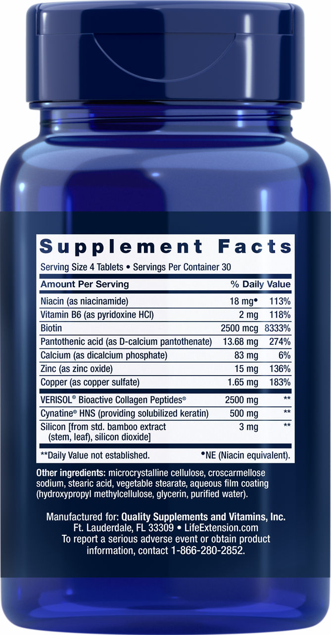 Hair, Skin & Nails Collagen Plus Formula 120 tablets #2322