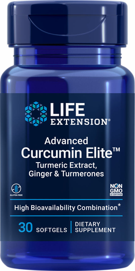 Advanced Curcumin Elite™ Turmeric Extract, Ginger & Turmerones 30 softgels #2324