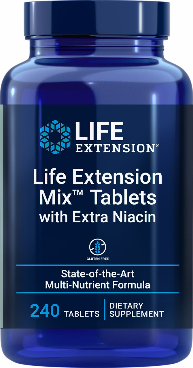 Life Extension Mix™ Tablets with EXTRA NIACIN 240 tablets #2357