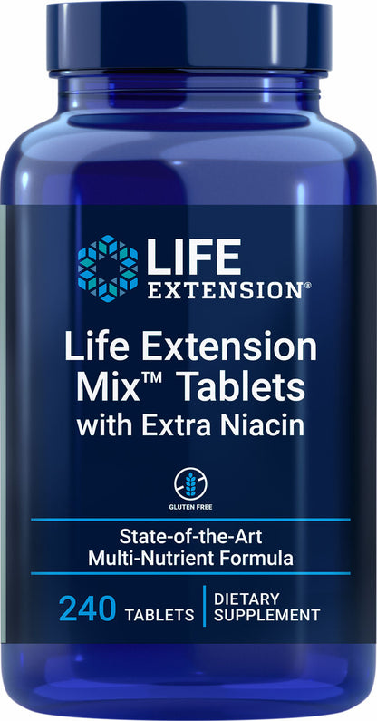 Life Extension Mix™ Tablets with EXTRA NIACIN 240 tablets #2357