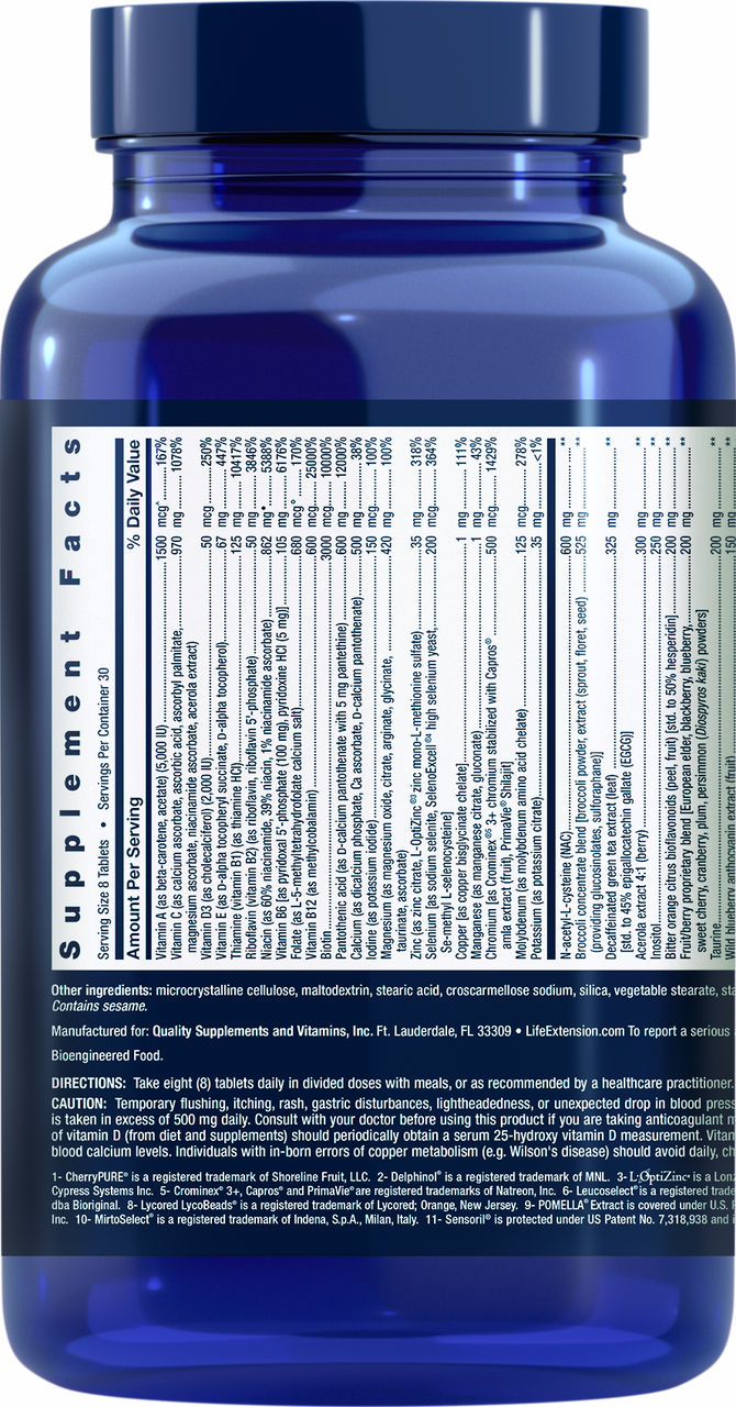 Life Extension Mix™ Tablets with EXTRA NIACIN 240 tablets #2357