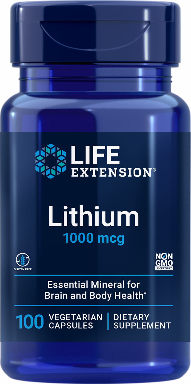 Lithium 1000 mcg, 100 capsules #2403
