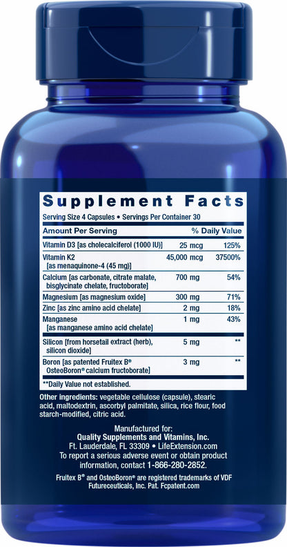 Bone Restore Elite with Super Potent K2 120 capsules #2416