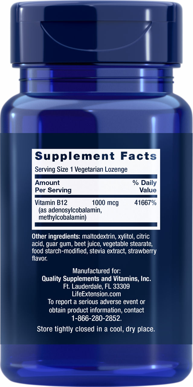 B12 Elite 60 vegetarian lozenges #2419