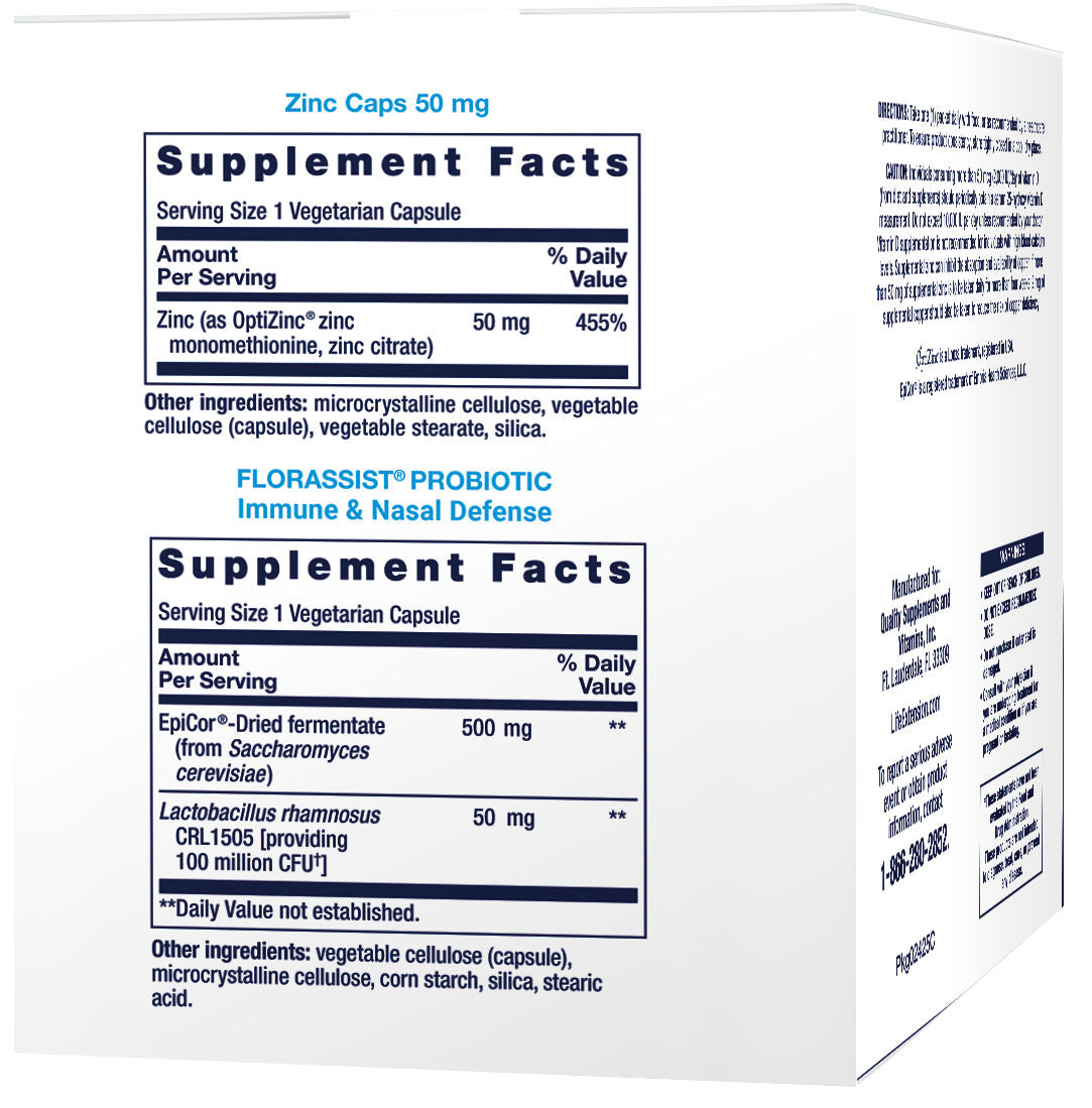 Immune Packs with Vitamin C & D, Zinc and Probiotic 30 packets #2425