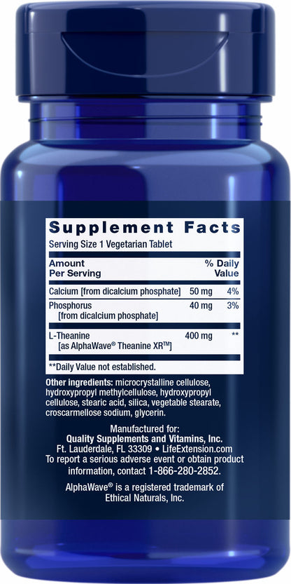 Theanine XR™ Stress Relief 30 vegetarian tablets #2429