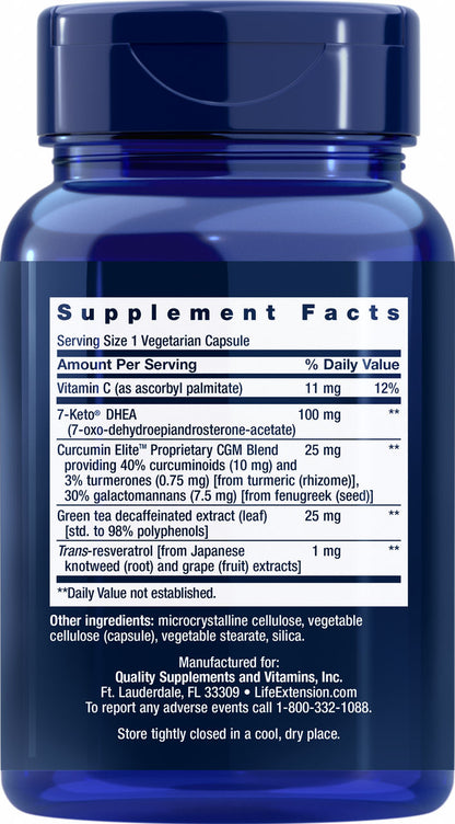 7 Keto® DHEA Metabolite 100 mg, 60 vegetarian capsules #2479
