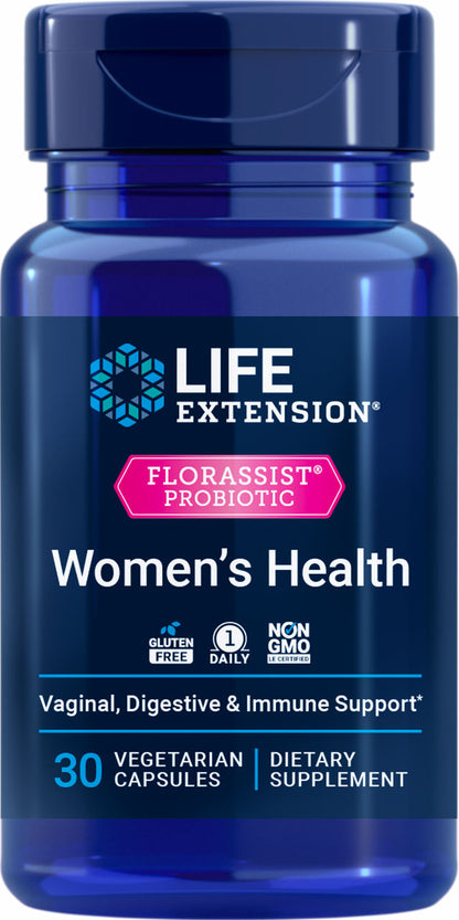 FLORASSIST® Probiotic Womens Health 30 vegetarian capsules #2505