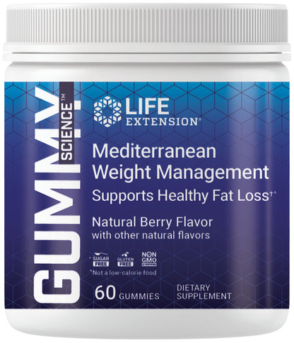 Gummy Science™ Mediterranean Weight Management (Berry) 60 gummies #2506C