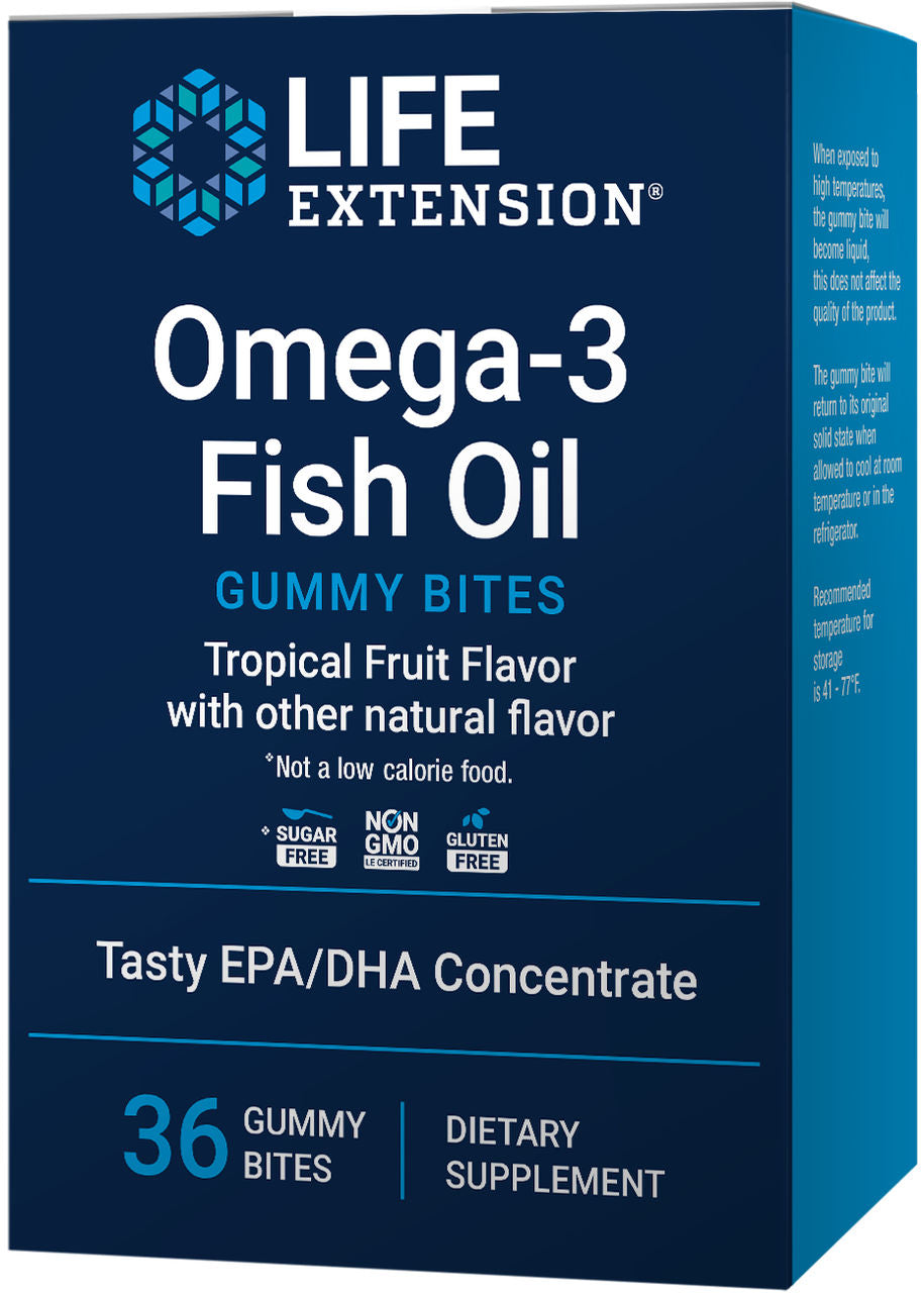 Omega-3 Fish Oil (Tropical Fruit Flavor) 36 gummies #2508