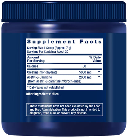 Creatine & Acetyl-L-Carnitine Energy Plus 0.51 lb #2532