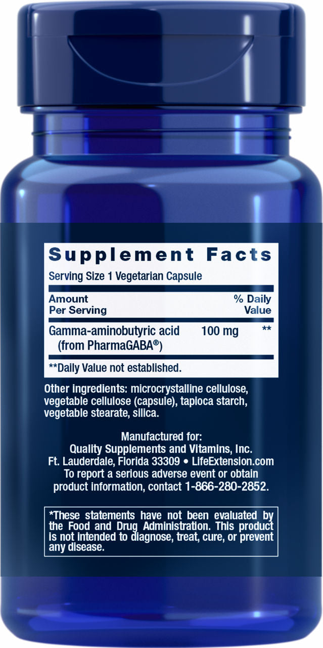 GABA 60 vegetarian capsules #2542