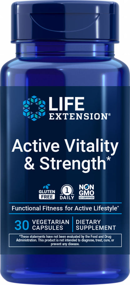 Active Vitality & Strength 30 vegetarian capsules #2545