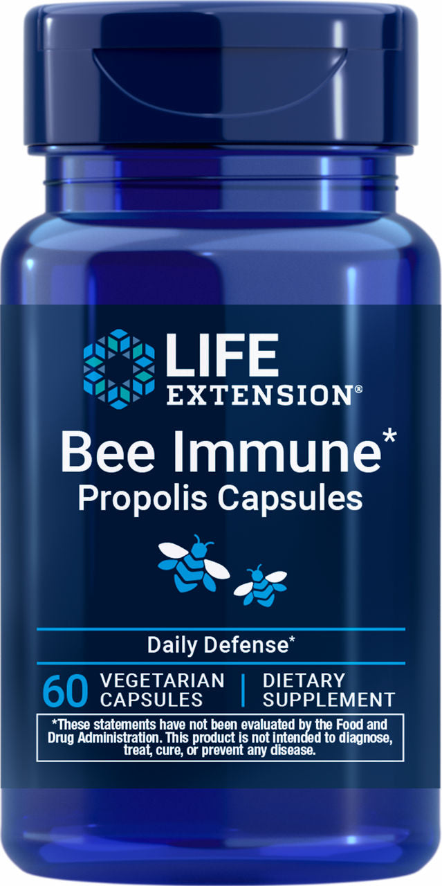 Bee Immune Propolis Capsules 60 vegetarian capsules #2546