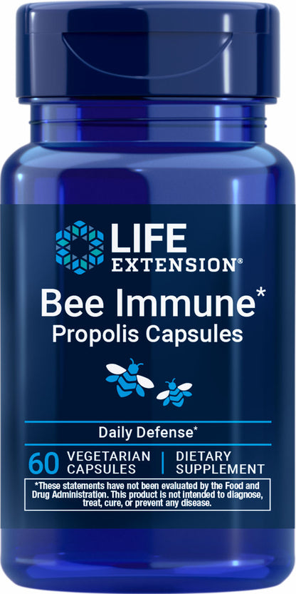 Bee Immune Propolis Capsules 60 vegetarian capsules #2546