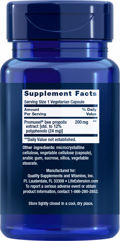 Bee Immune Propolis Capsules 60 vegetarian capsules #2546