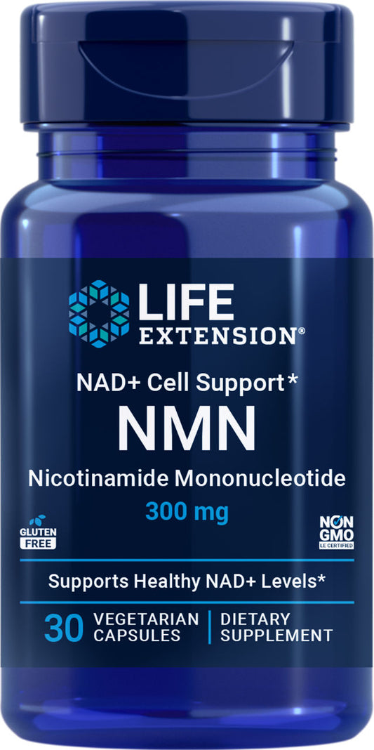 NAD+ Cell Support* NMN Nicotinamide Mononucleotide 300 mg, 30 vegetarian capsules #2555