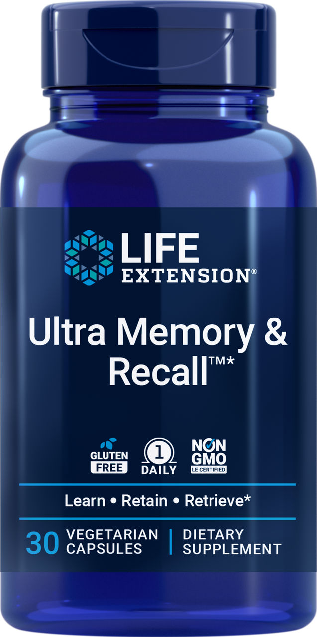 Ultra Memory & Recall™ 30 vegetarian capsules #2560