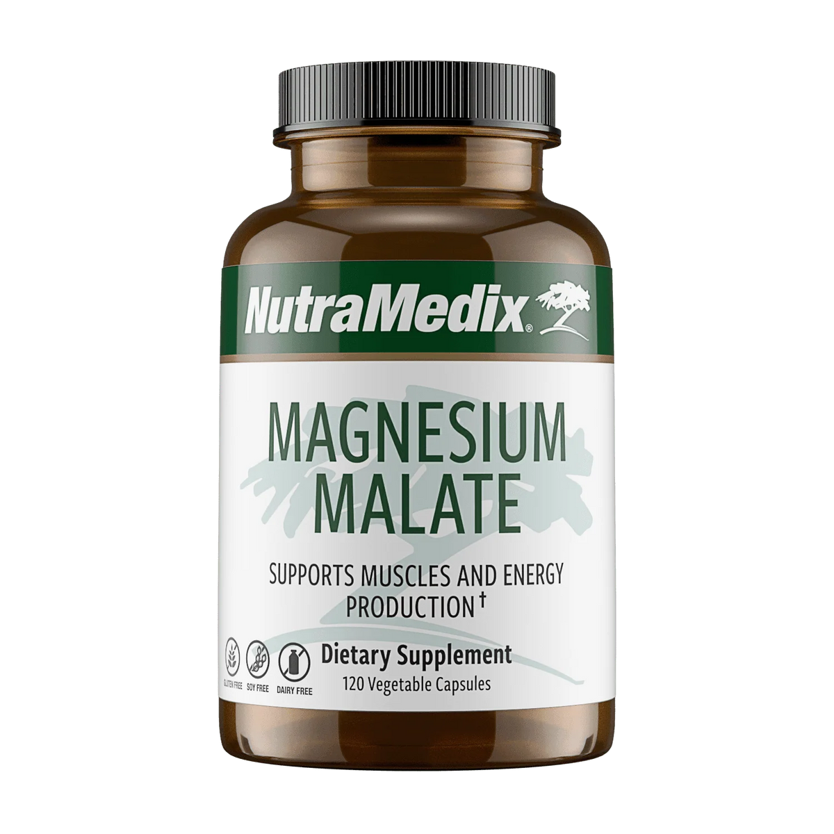 Magnesium Malate - 120 Vegetable Capsules (In-stock & Only Available Through Phone Order)
