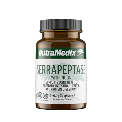 Serrapeptase - 60 Vegetable Capsules (In-stock & Only Available Through Phone Order)