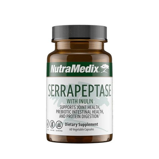 Serrapeptase - 60 Vegetable Capsules (In-stock & Only Available Through Phone Order)