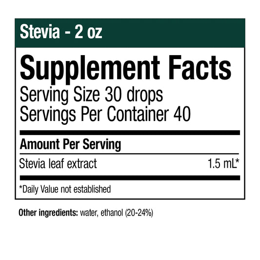 Stevia - 2oz (In-stock & Only Available Through Phone Order)